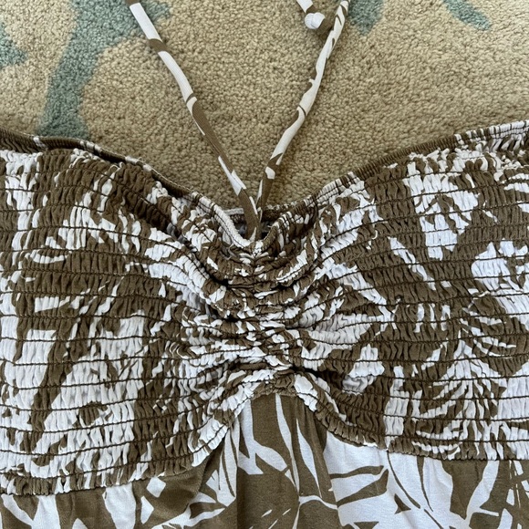 Tommy Bahama Beige Palm Maxi Dress - Picture 3 of 6